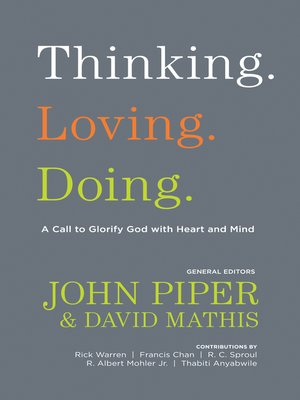 cover image of Thinking. Loving. Doing. (Contributions by